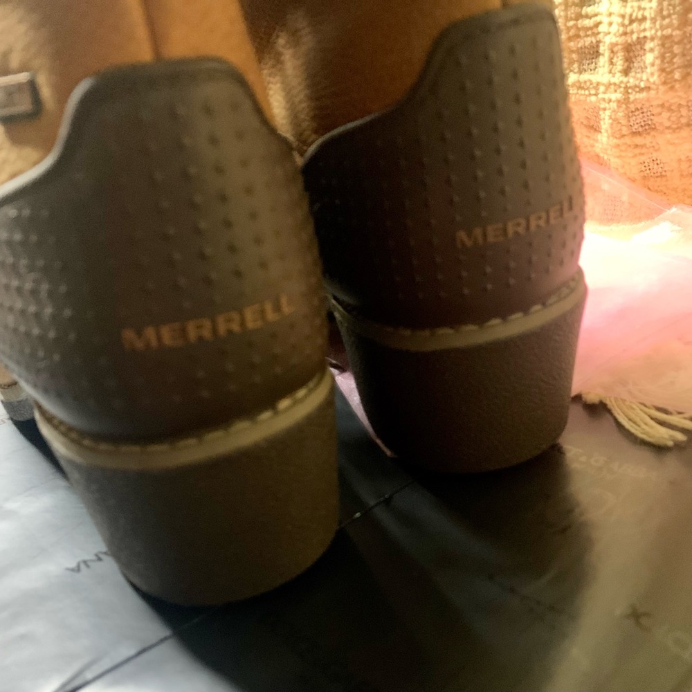 💥MERREL💥 Merrell Brunette Waterproof Select Dry Ice Polar Boots Brown 💥#MR17 - Picture 4 of 14